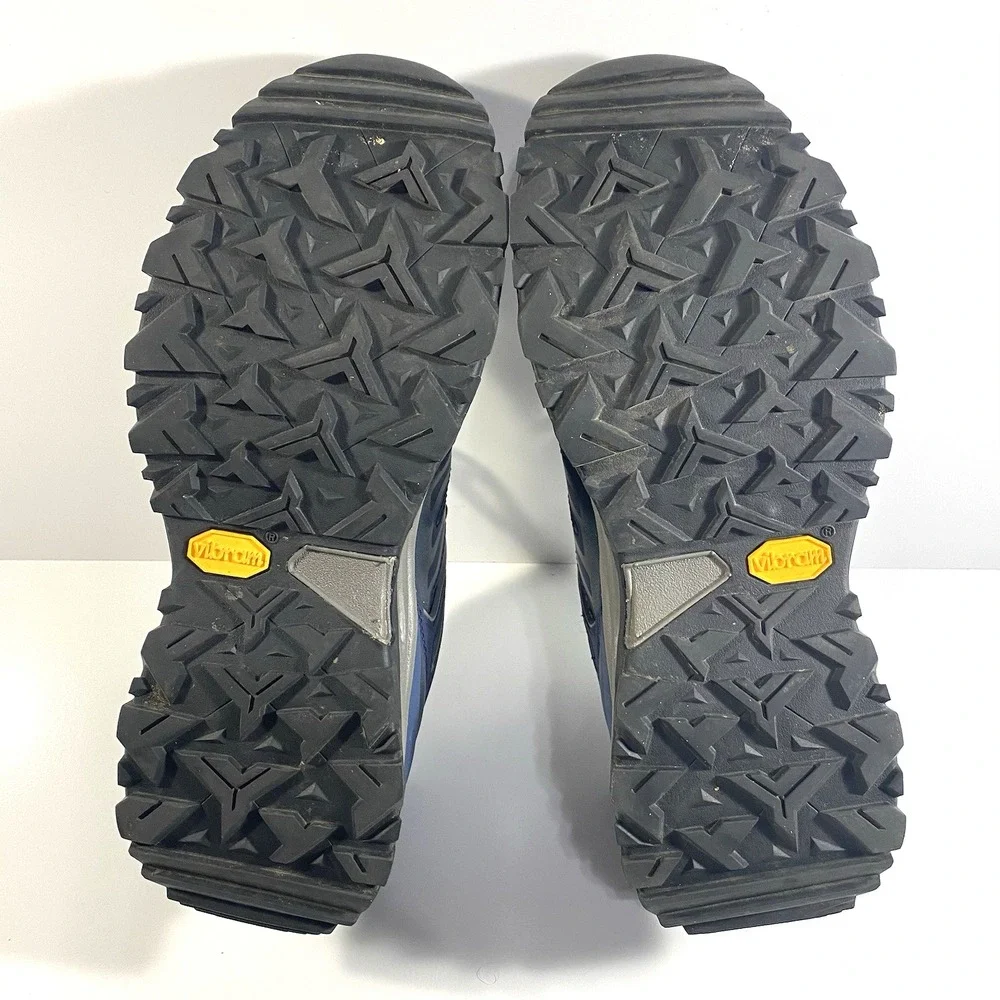 The North Face Mens Size 9 Hedgehog Gore-Tex Vibra Hiking Shoes Summit Navy Blue